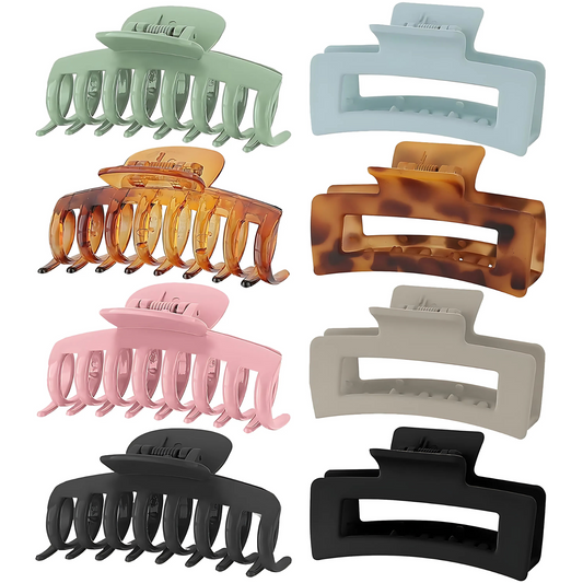 8 Colors Hair Clips Claw Clips Hair Claw Clips